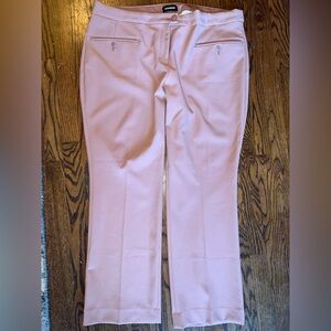Express light dusty pale Pink Dress Pants size 18S Boot cut